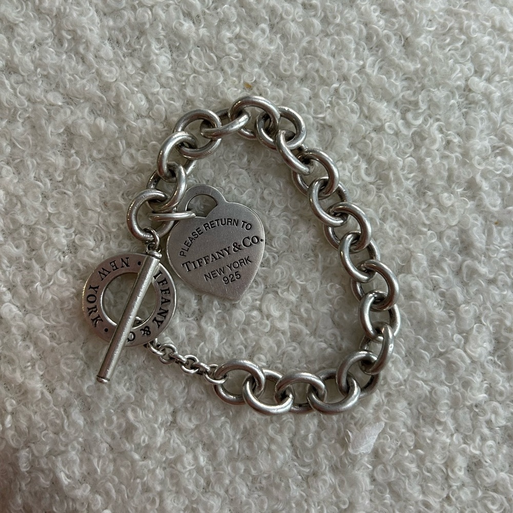 Tiffany and co heart toggle bracelet
